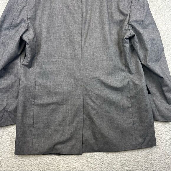 Jos A Bank Blazer Mens 44L Gray Wool 2 Button Sports Coat Office Business Casual - Picture 6 of 16